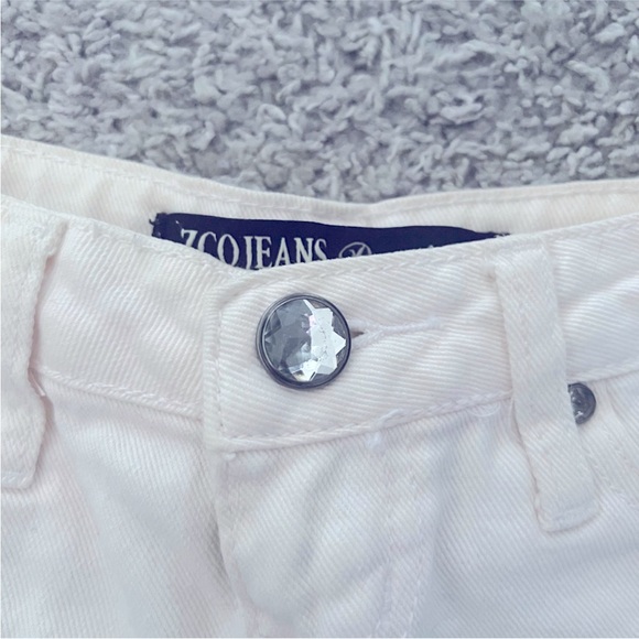 Zco | White | Denim | Shorts | Size 0 - Picture 3 of 5